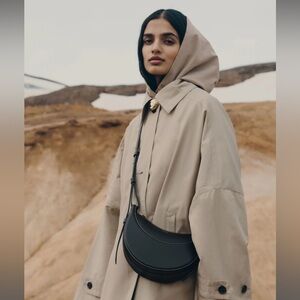 Polène Numero Dix Handbag Edition Smooth Black Contrast Stitching (BNWT)